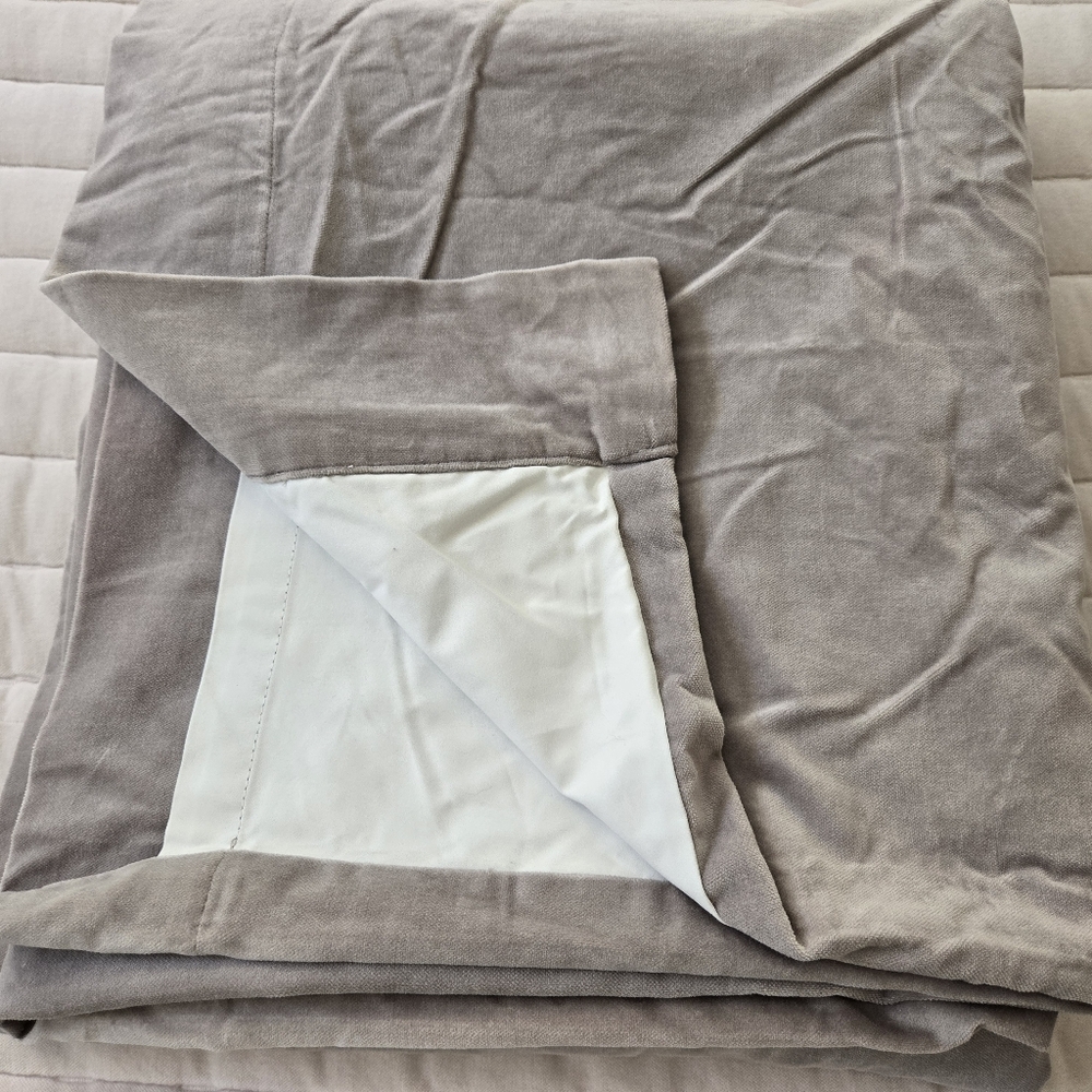 Restoration Hardware Elegant Gray Curtain